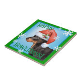 ハッピーハウリデイズトイマンチェスターテリア タイル (側面)