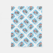 ハッピーハウリデイズナポリタンマスティフフリースブランケット フリースブランケット (正面)