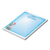 ハッピーハウリデイズナポリタンマスティフメモ帳 ノートパッド (回転)