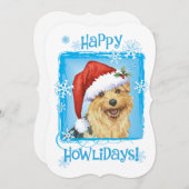 ハッピーハウリデイズノーフォークテリア シーズンカード (正面/裏面)