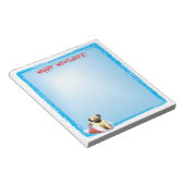 ハッピーハウリデイズパグ ノートパッド (アングル)