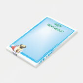 ハッピーハウリデイズパグ ポストイット (アングル)