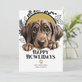 ハッピーハウリデイズパットハウンドドッグクリスマス シーズンカード (スタンド正面)