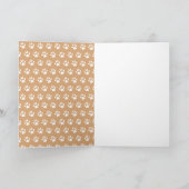 ハッピーハウリデイズビコンフリースドッグクリスマス シーズンカード (内部)