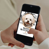 ハッピーハウリデイズビコンフリースドッグクリスマス シーズンカード