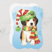 ハッピーハウリデイズビーグル シーズンカード (正面/裏面)
