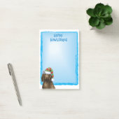 ハッピーハウリデイズフラットコートレトリバー ポストイット (オフィス)