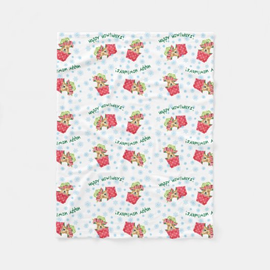 ハッピーハウリデイズフレンチ フリースブランケット (正面)
