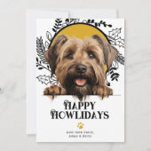 ハッピーハウリデイズブリードドッグクリスマス シーズンカード (正面)