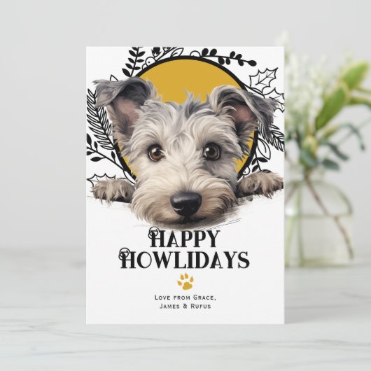 ハッピーハウリデイズプミドッグクリスマス シーズンカード (スタンド正面)