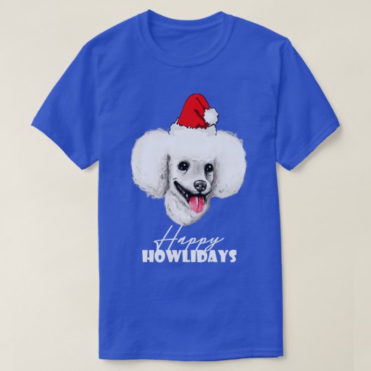 ハッピーハウリデイズプードルズウェイ Tシャツ (デザイン正面)