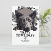 ハッピーハウリデイズベルギーシェプドッグクリスマス シーズンカード (スタンド正面)