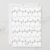 ハッピーハウリデイズペットドッグクリスマスカード 招待状 (裏面)