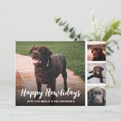 ハッピーハウリデイズペットフォトコラージュ シーズンカード (スタンド正面)