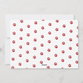 ハッピーハウリデイズペットポーホリディドッグフォトカード シーズンカード (裏面)