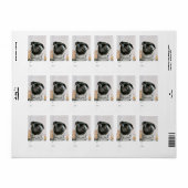 ハッピーハウリデイズペットラバーフォトホリデーギフトラベル ラベル (フルシート)