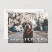 ハッピーハウリデイズペットラバーホリデーフォトポストカード シーズンポストカード (正面/裏面)