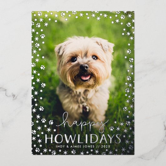ハッピーハウリデイズペットラバー金ゴールド 箔シーズンカード (正面)