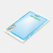 ハッピーハウリデイズホイペット ポストイット (アングル)