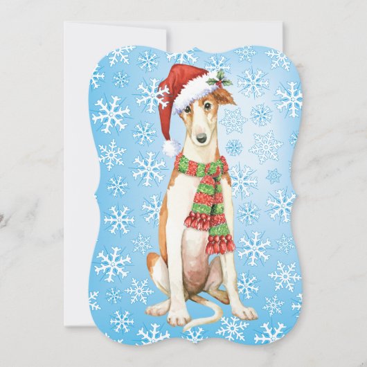 ハッピーハウリデイズボルゾイ シーズンカード (正面)