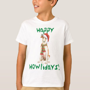 ハッピーハウリデイズボルゾイTシャツ Tシャツ