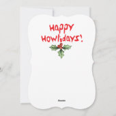 ハッピーハウリデイズポインターホリデーカード シーズンカード (裏面)