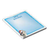 ハッピーハウリデイズマレモテ ノートパッド (アングル)