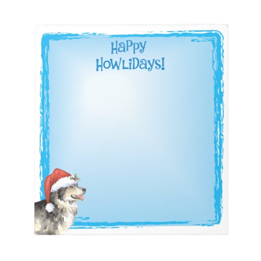 ハッピーハウリデイズマレモテ ノートパッド (正面)