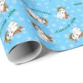 ハッピーハウリデイズミニブルテリア ラッピングペーパー (ロールコーナー)