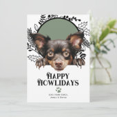 ハッピーハウリデイズムディドッグクリスマス シーズンカード (スタンド正面)