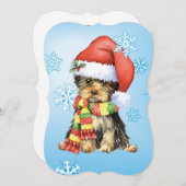 ハッピーハウリデイズヨークシャーテリア シーズンカード (正面/裏面)