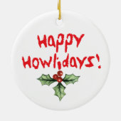 ハッピーハウリデイズラゴットロマグノロセラミックオーナメント セラミックオーナメント (裏面)