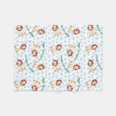 ハッピーハウリデイズラゴットロマグノロフリースブランケット フリースブランケット (正面(横))