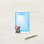 ハッピーハウリデイズロットワイラー ポストイット (デスク上)