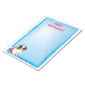 ハッピーハウリデイズ日本のチン ノートパッド (アングル)