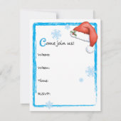 ハッピーハウリデイズ柴犬 招待状 (裏面)