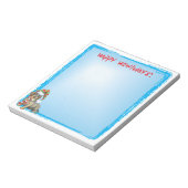 ハッピーハウリデイズ金髪ダッシュント ノートパッド (回転)