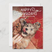 ハッピーハウリデイズ |ペットの写真 シーズンカード (正面)