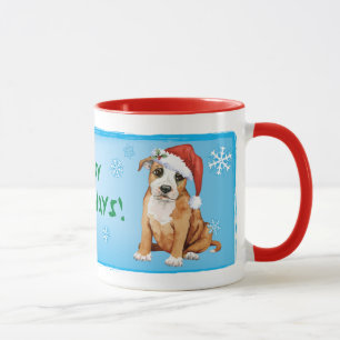 ハッピーハウリデイズ(犬)スタッフォードブルテリア マグカップ