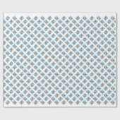 ハッピーハウリデイピットブルテリア ラッピングペーパー (フラット)