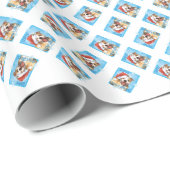 ハッピーハウリデイピットブルテリア ラッピングペーパー (ロールコーナー)