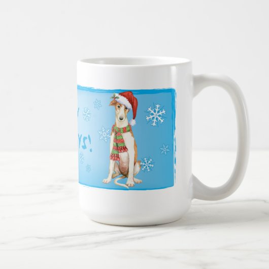 ハッピーハウリデイボルゾイ コーヒーマグカップ (右)