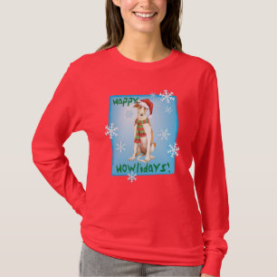 ハッピーハウリデイボルゾイ Tシャツ