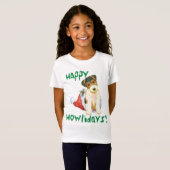 ハッピーハウリデイワイヤキツネテリア Tシャツ (正面フル)