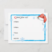 ハッピーハウリデーカバリエ 招待状 (裏面)