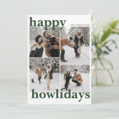 ハッピーハウリモダンデイズペットホリデー シーズンカード (スタンド正面)