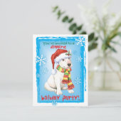 ハッピーハウリーデイブルテリア招待状 シーズンカード (スタンド正面)