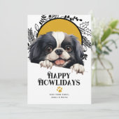 ハッピーハウリー日本のデイズチンドッグクリスマス シーズンカード (スタンド正面)
