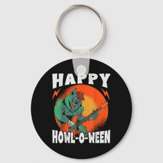 ハッピーハウルウィーン - スプーキーなワーウルフ - ハロウィン キーホルダー
