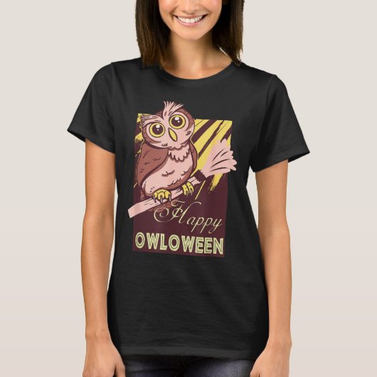 ハッピーハウルウィーン - 犬のハロウィン Tシャツ (正面)